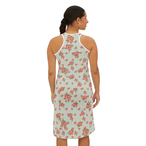 Buy Floral Sage Athletic Dress | Women's Racerback Modest Dress Online in  India - Etsy