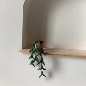 Miniature Hanging Plant, DollhousePlant, 1:12 Hanging Plant
