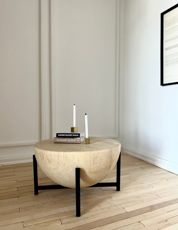 MINIATURE Dome Coffee Table DOLLHOUSE Dome Coffee Table 1 12
