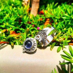 Amethyst Poison Ring /925 Sterling Silver Ring/Amethyst Silver material Poison Ring/Handmade Poison Ring /Small Box Ring/Gift for All