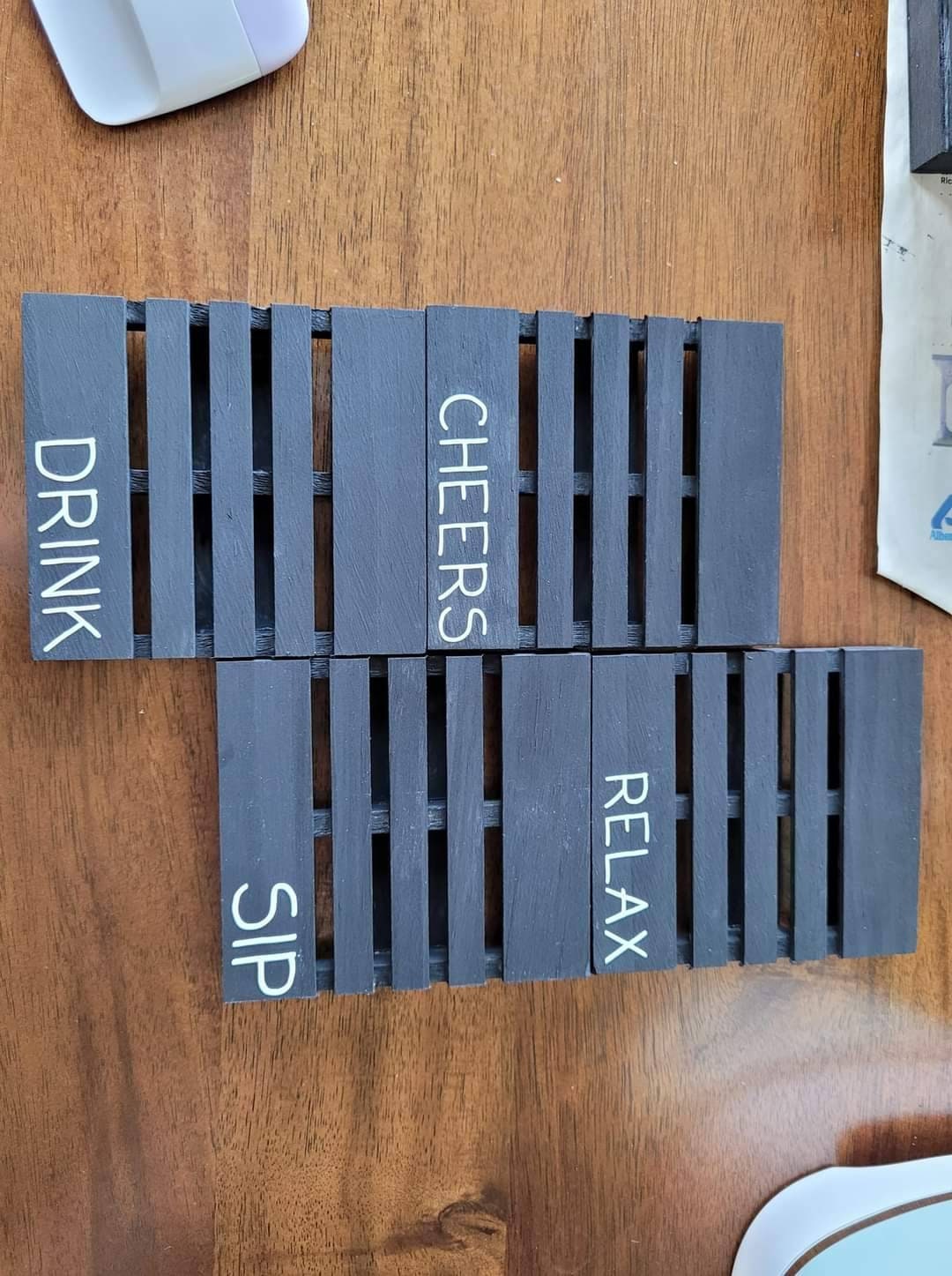 Getränkehalter aus Holz / Getränk / Halter / Trinkpause / | Etsy