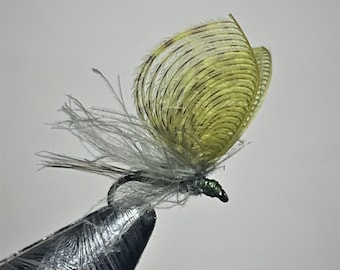 Six (6) Wally Wing BWO Dry Flies, Size 18, Free Shipping, A11