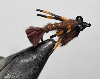 Six(6) - SSB Rio Getter Nymphs, Size 14, Free Shipping