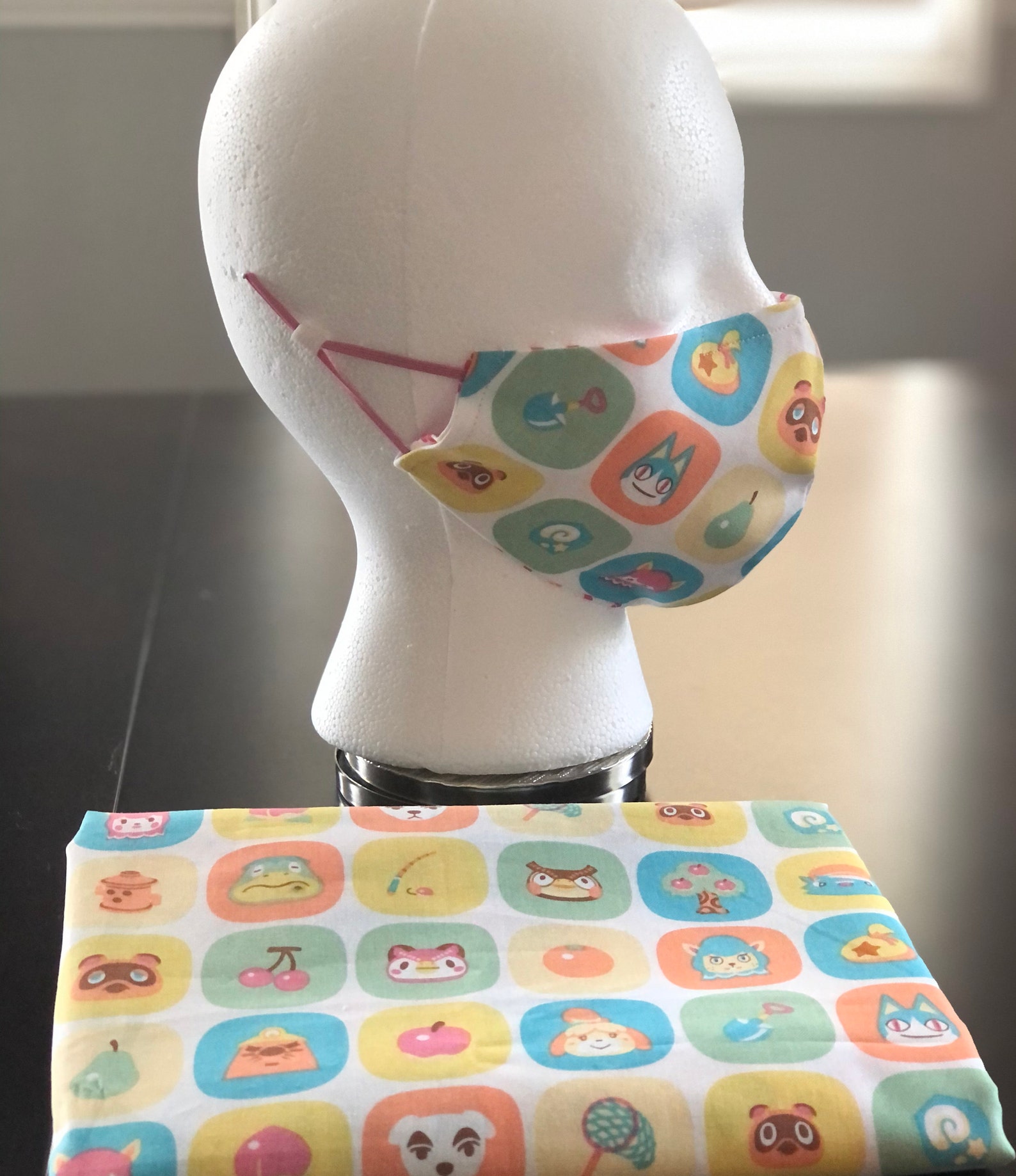 FREE SHIPPING Animal Crossing Face Mask Adult & Child Sizes Etsy