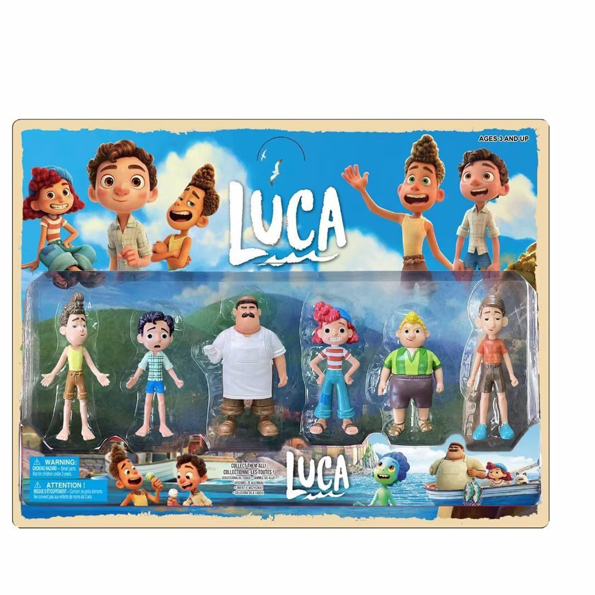 Disney Pixar Luca Deluxe Figurine Play Set Etsy