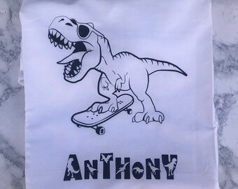 Dinosaur Birthday Shirt/ Cool T-Rex Birthday Shirt/ Personalized Dinosaur Shirt