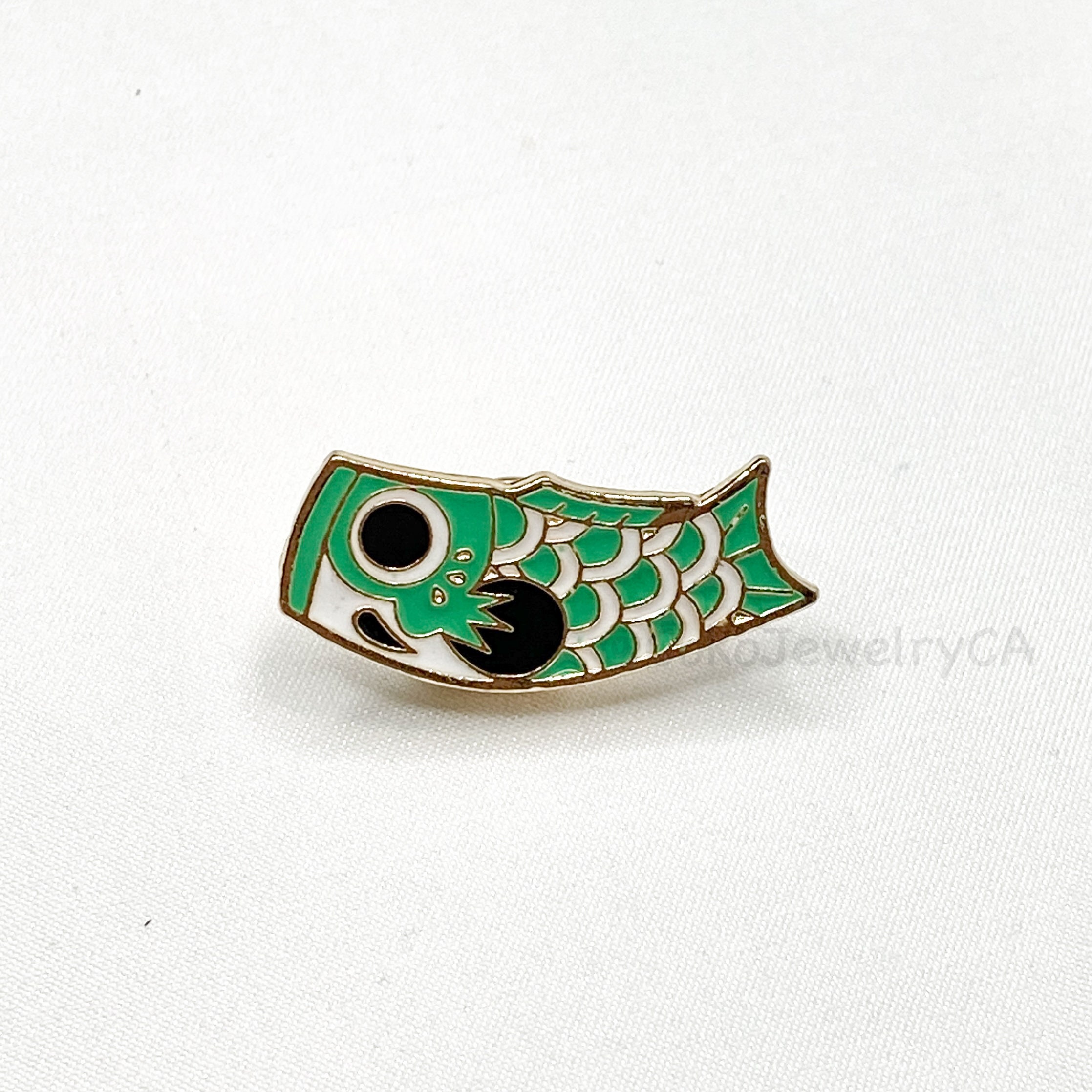 Japanese Koi Fish Enamel Pin Japanese Enamel Pin Koi Fish Etsy