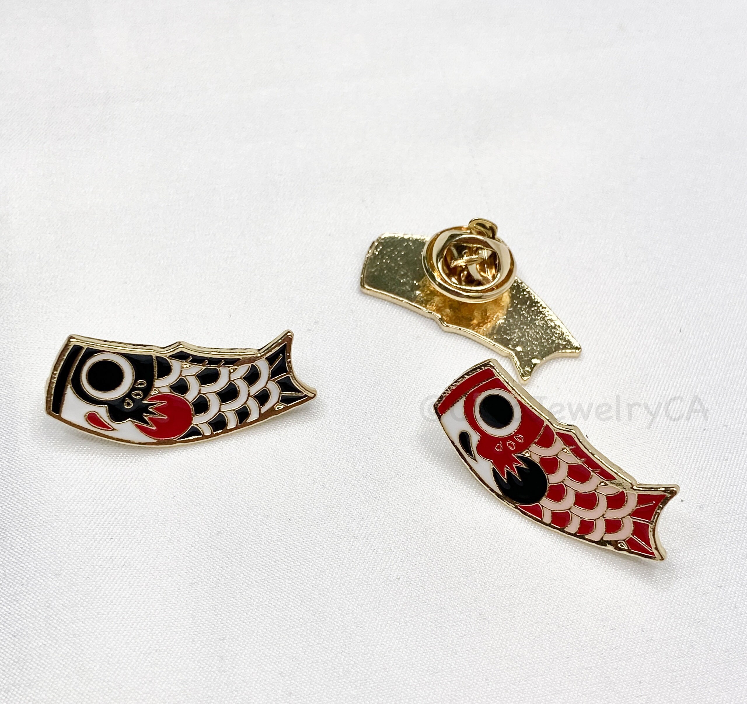 Japanese Koi Fish Enamel Pin Japanese Enamel Pin Koi Fish Etsy