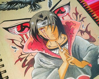 Pencil Art Anime Etsy Pencil Art Anime Etsy