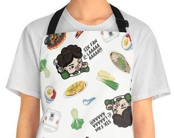 Sik Fan La Apron: umorismo cantonese, regalo per buongustai asiatici