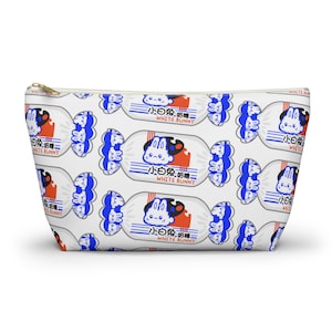 White Bunny Milk Candy-accessoirezakje met T-bodem, White Rabbit-snoep, accessoiretas, make-uptas, etui, reisetui, reisetui, kawaiitas