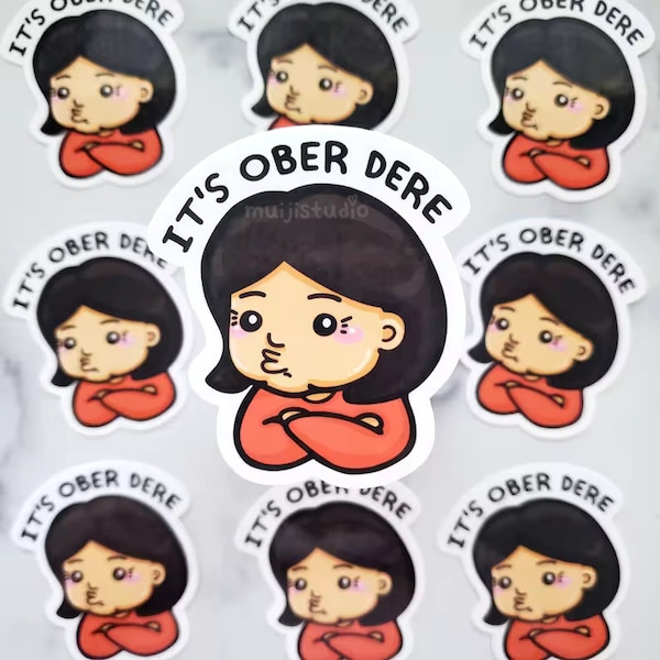 Ober Dere Sticker, Funny Filipino Mom sticker, Filipino sticker, tagalog sticker, Filipino artwork, Filipino gift, Philippines sticker, cute