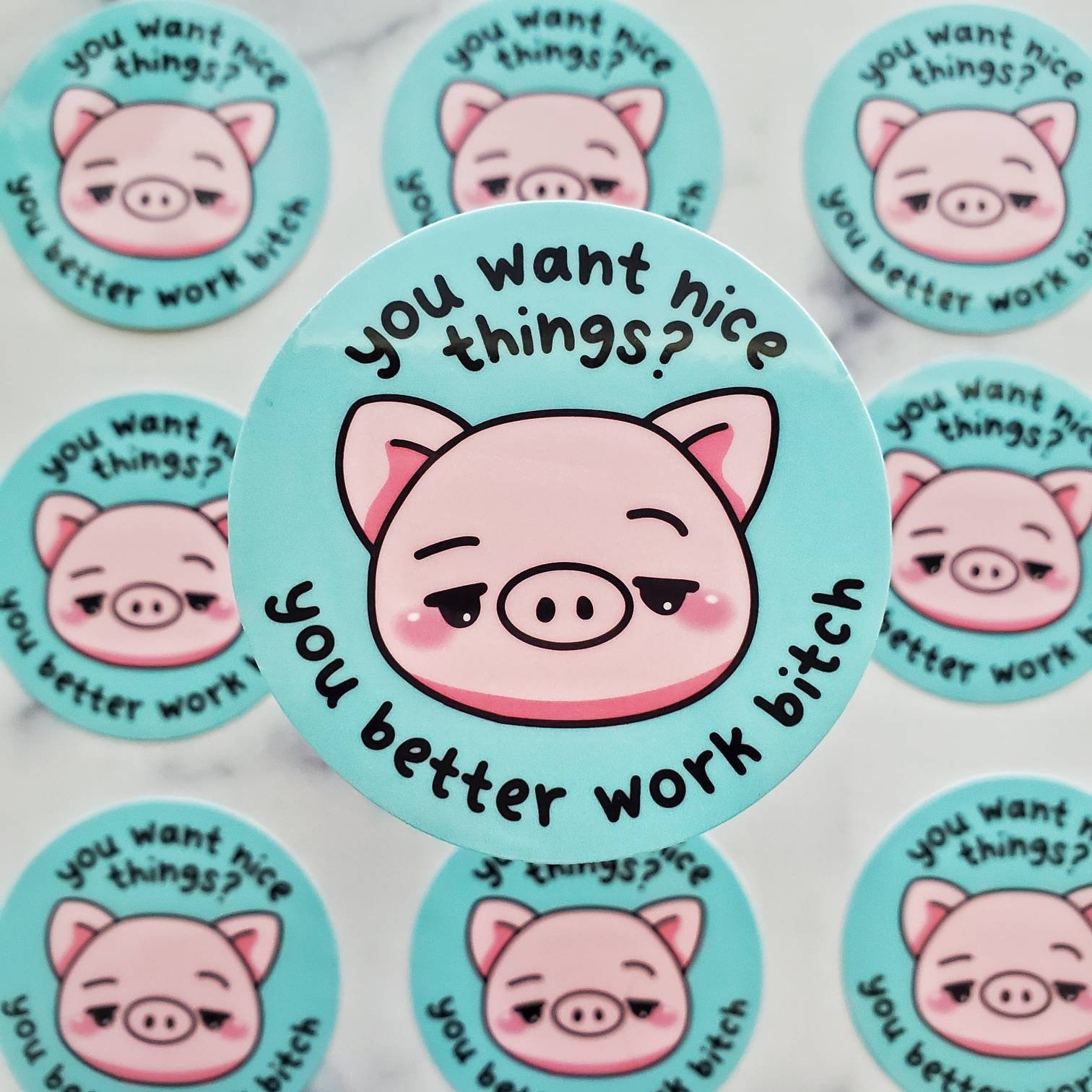 Bannière Motivante "You Better Work Bitch" Pour Salle De Gym Ou Bureau - Décoration Murale, Neuve