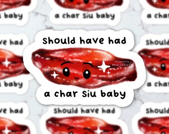Char Siu Baby Sticker: Cantonese Humor, Funny Parenting Joke