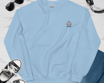 Bao Bae Embroidered Sweatshirt: Asian Foodie Pullover