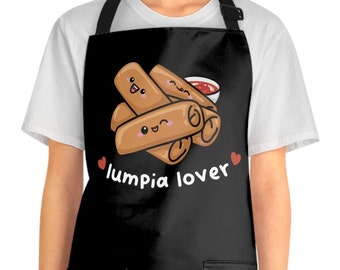 Lumpia Lover Apron, Filipino apron, Funny apron, Filipino gift, egg roll, Asian food, Filipino food, Filipino culture, Filipino art