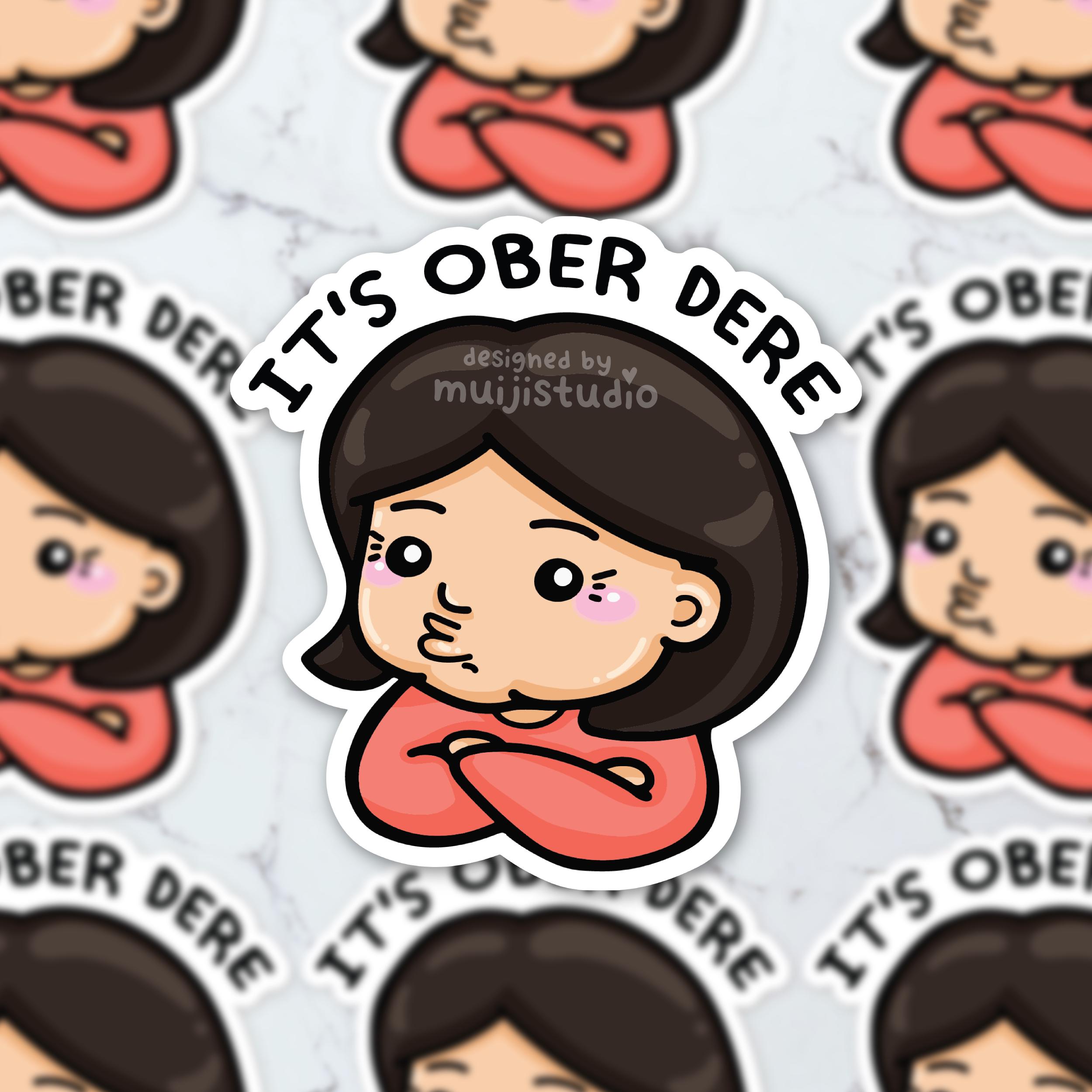 Ober Dere Sticker: Funny Filipino Mom Waterproof Vinyl Decal - Etsy Israel, image size:2500x2500