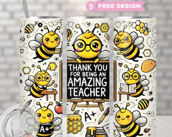Teacher Appreciation Bee clipart, klaslokaal, png (digitale download)