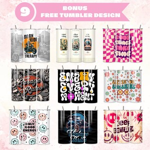 Pode incluir: Uma cole&ccedil;&atilde;o de nove canecas de a&ccedil;o inoxid&aacute;vel com v&aacute;rios designs. Os designs incluem uma motocicleta, um carro vintage, rostos sorridentes e cita&ccedil;&otilde;es inspiradoras como "Enjoy Every Moment" e "Good Things Take Time".