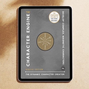 DIGITAL Character Engine | Create Complex, Magnetic Characters for Your Novel | Writer&#39;s Workbook & Planner, Gifts for Writers