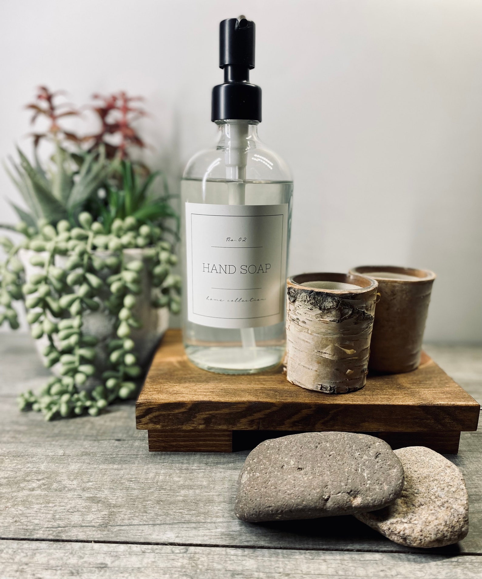 Wooden Farmhouse Riser Set Soap Risers Plant Stand Set Etsy