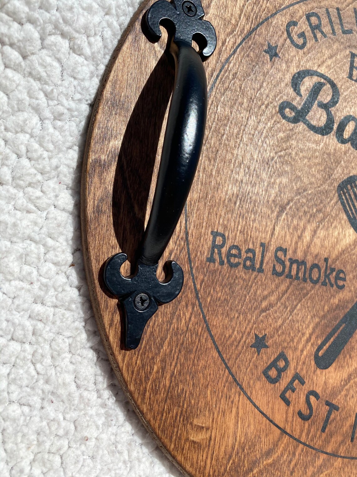 Fathers Day BBQ Gift Grill Gift for Dad Wooden Serving Tray Etsy