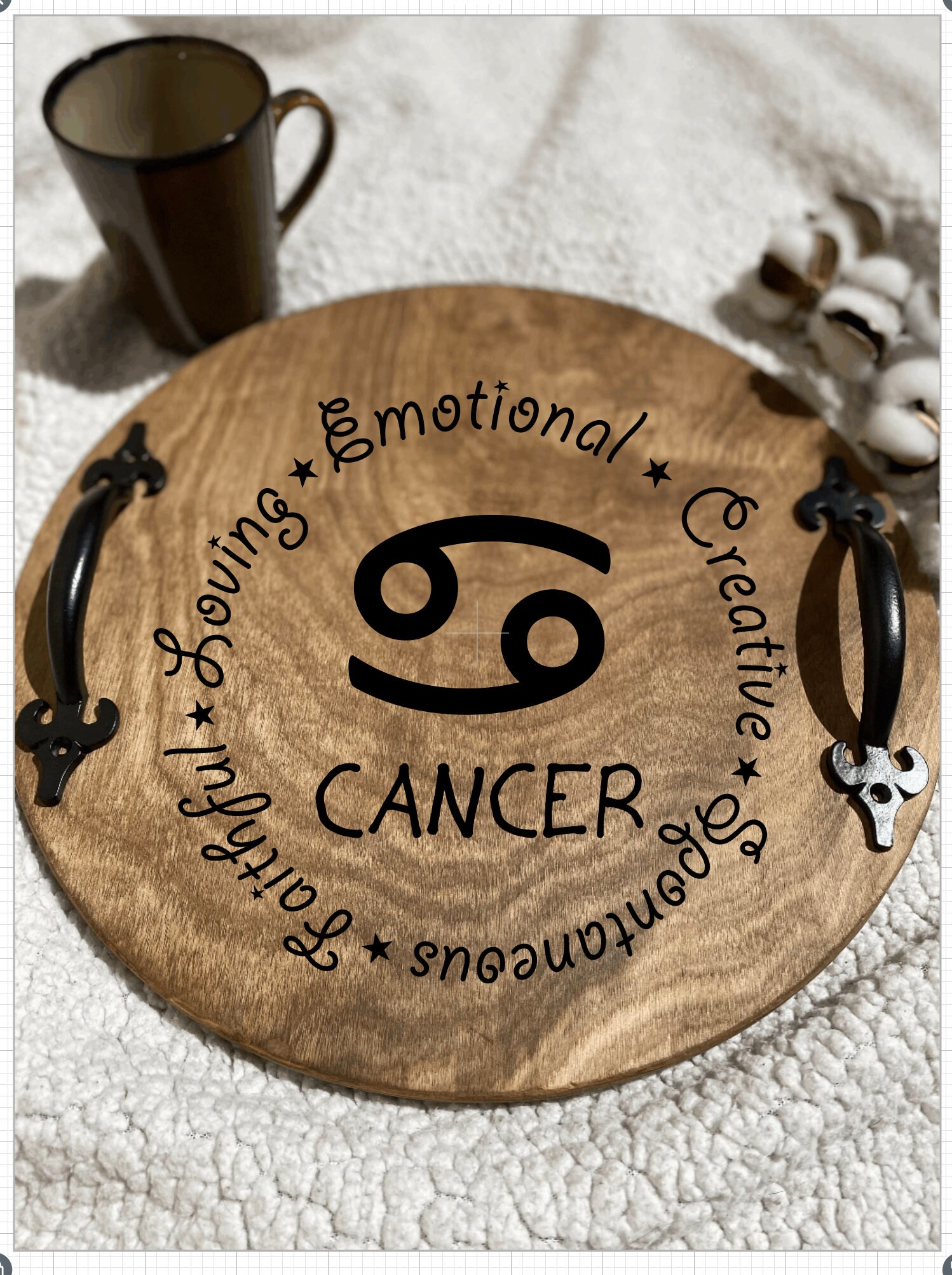 Cancer Zodiac Gift Astrological Gift Astrology Decor Zodiac Etsy UK