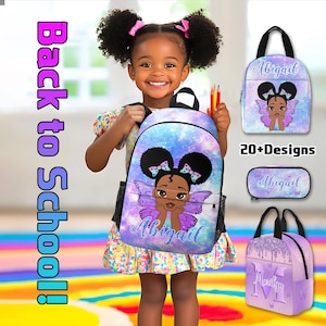 Back to School,Custom Backpack with Name,Custom Teen Backpack,Personalized BookBag,Gift for Kids,LunchBag,Pencil Pouch,Gift for Him/Her
