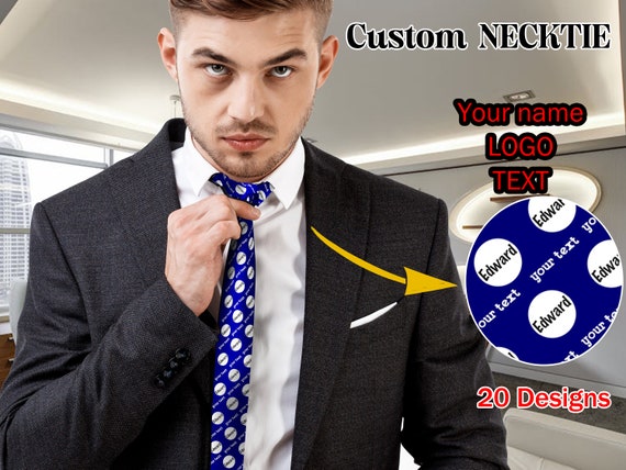 Cravatta Uomo Con Foto Personalizzata - Regalo Per Papà, Marito, Fidanzato, Compleanno, San Valentino - Foto 8