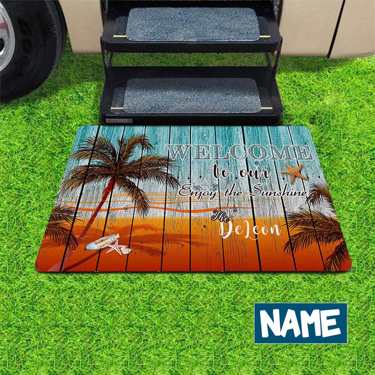 Funny Mat 24x16 IN Enjoy The Sunshine Custom Doormat Etsy
