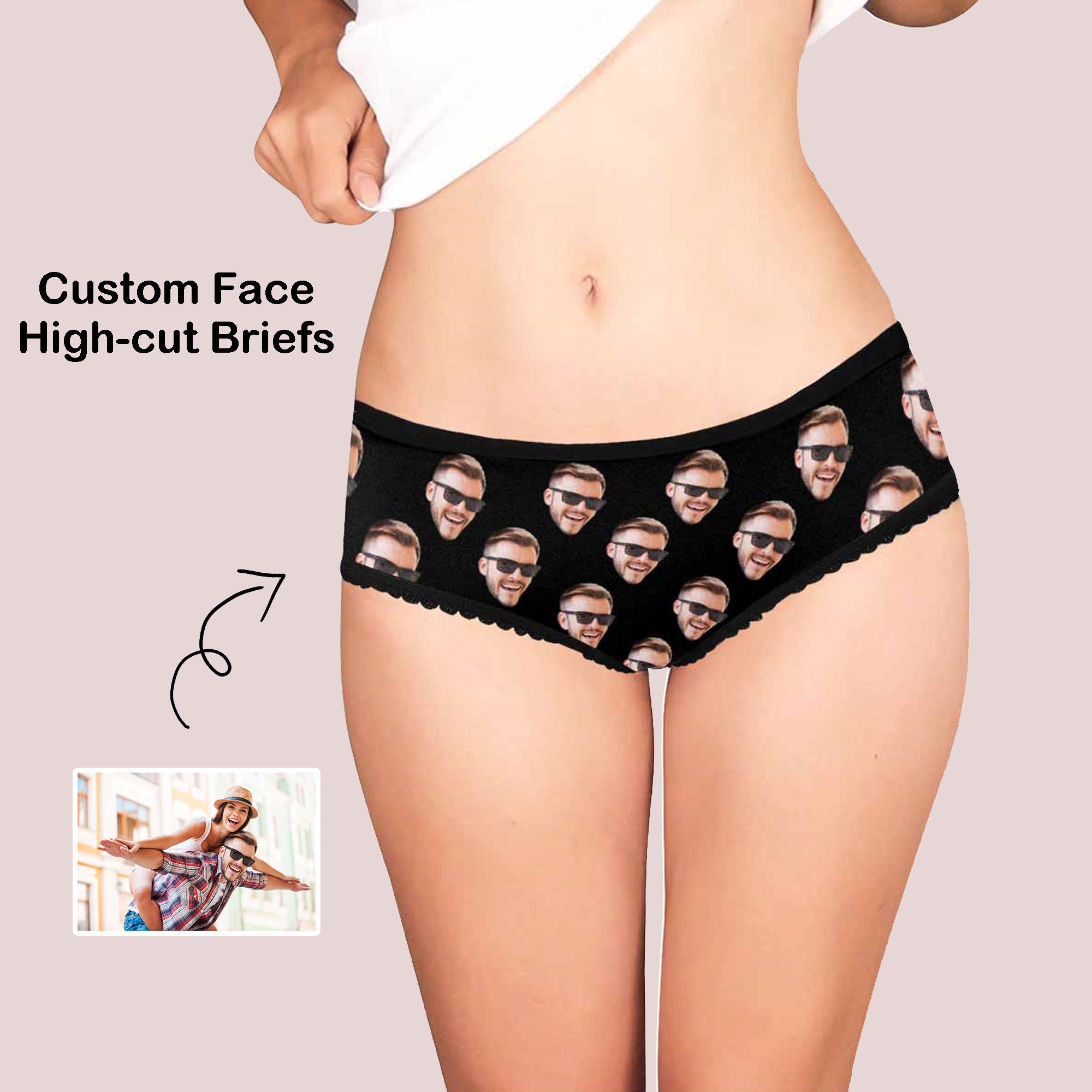 Knitted Silk High Rise French Cut Pantie