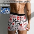 Custom Face Boxer Briefs, Personalized Men's Underwear, Valentine's Gift