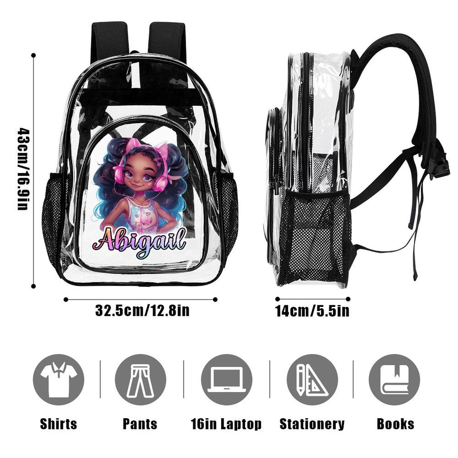 Custom Anime Character Backpack, Personalized PVC Transparent Itabag - Etsy