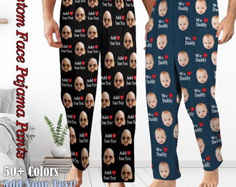 Pyjamabroek op maat, pyjama met gepersonaliseerde foto