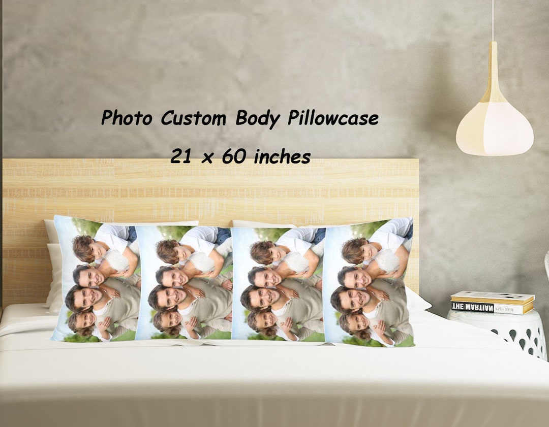 Custom Body Pillowcase, Personalized Photo Pillow Cover Soft Home Decor