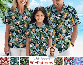 Custom Face Hawaiian Shirt: Personalized Birthday Party Shirt