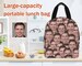 Personalized Face Lunch Tote,Face Insulated Lunch Bag,Gift For Her,Custom Cooler Bag,Office Worker Lunch Bag,Lunch Tote Bags For Him 