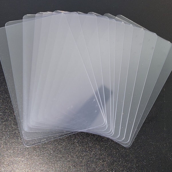 Ultra Thick Clear Card Protector - Standard Size Card - 30 Mil (0.8mm)