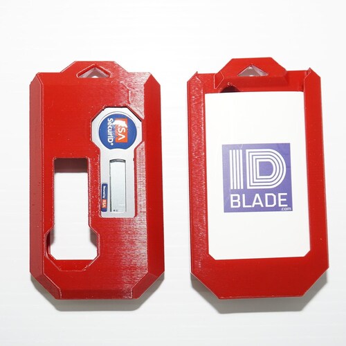 Clear Triple ID Badge & Dual RSA Token Holder RS2 Fits Etsy