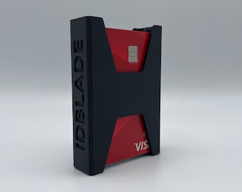 MANO Wallet™ Credit Card ID Hard Case Holder Organizer - Full Size (Holds up to 20 cards) - BLACK