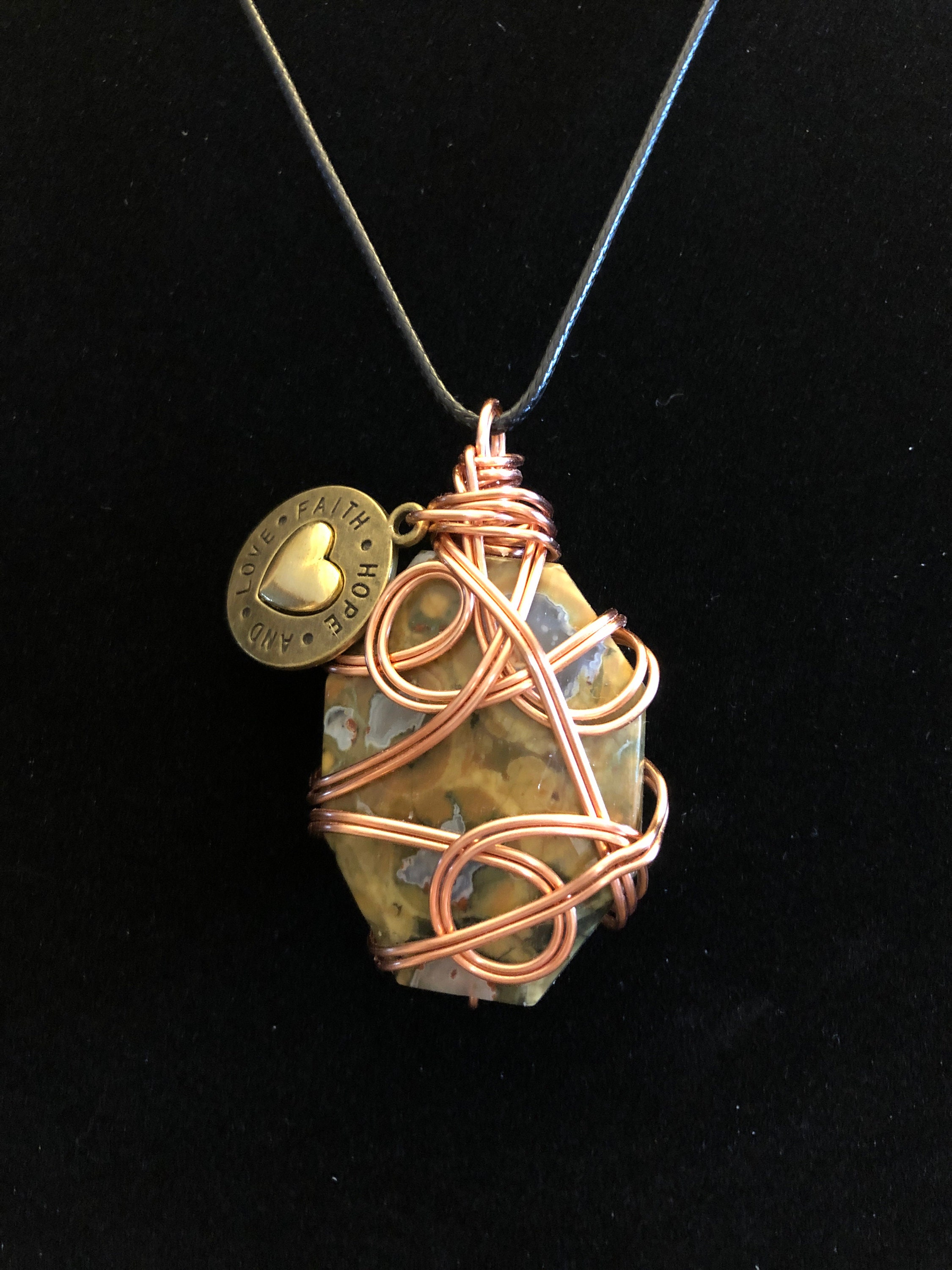 Copper Wire Wrapped High End Crystal Etsy.de