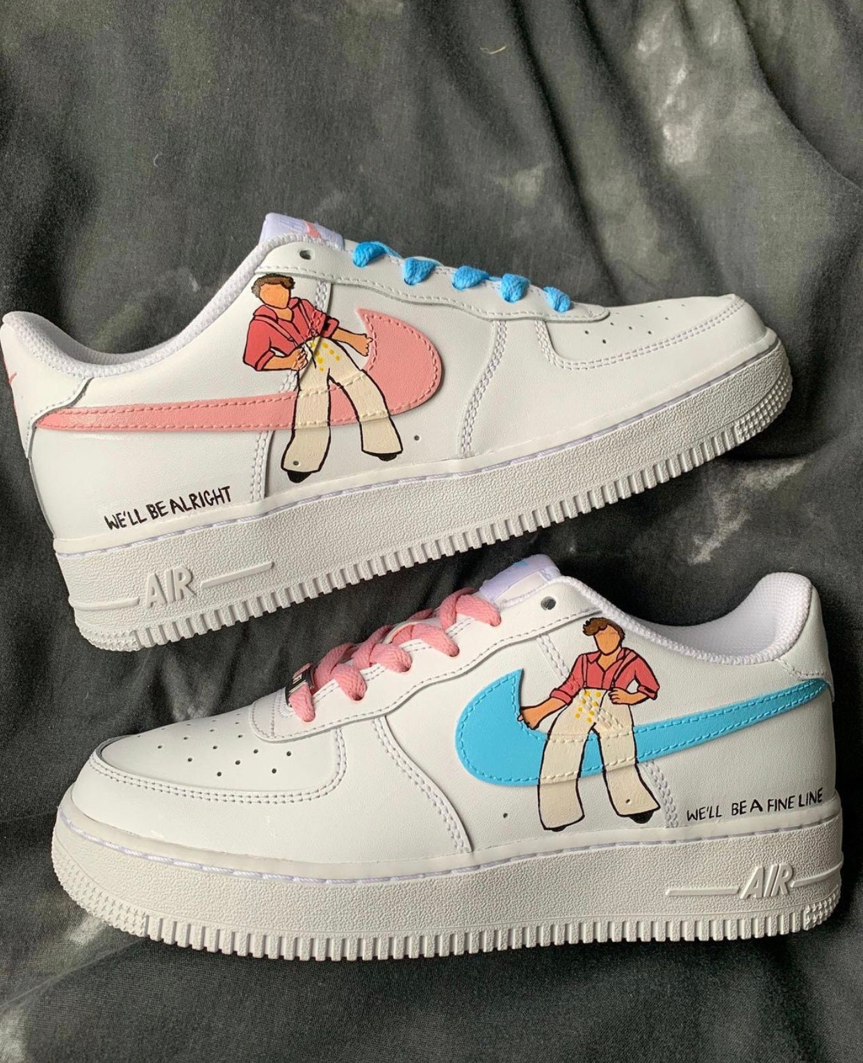Harry Styles Inspired Air Force 1s | vlr.eng.br