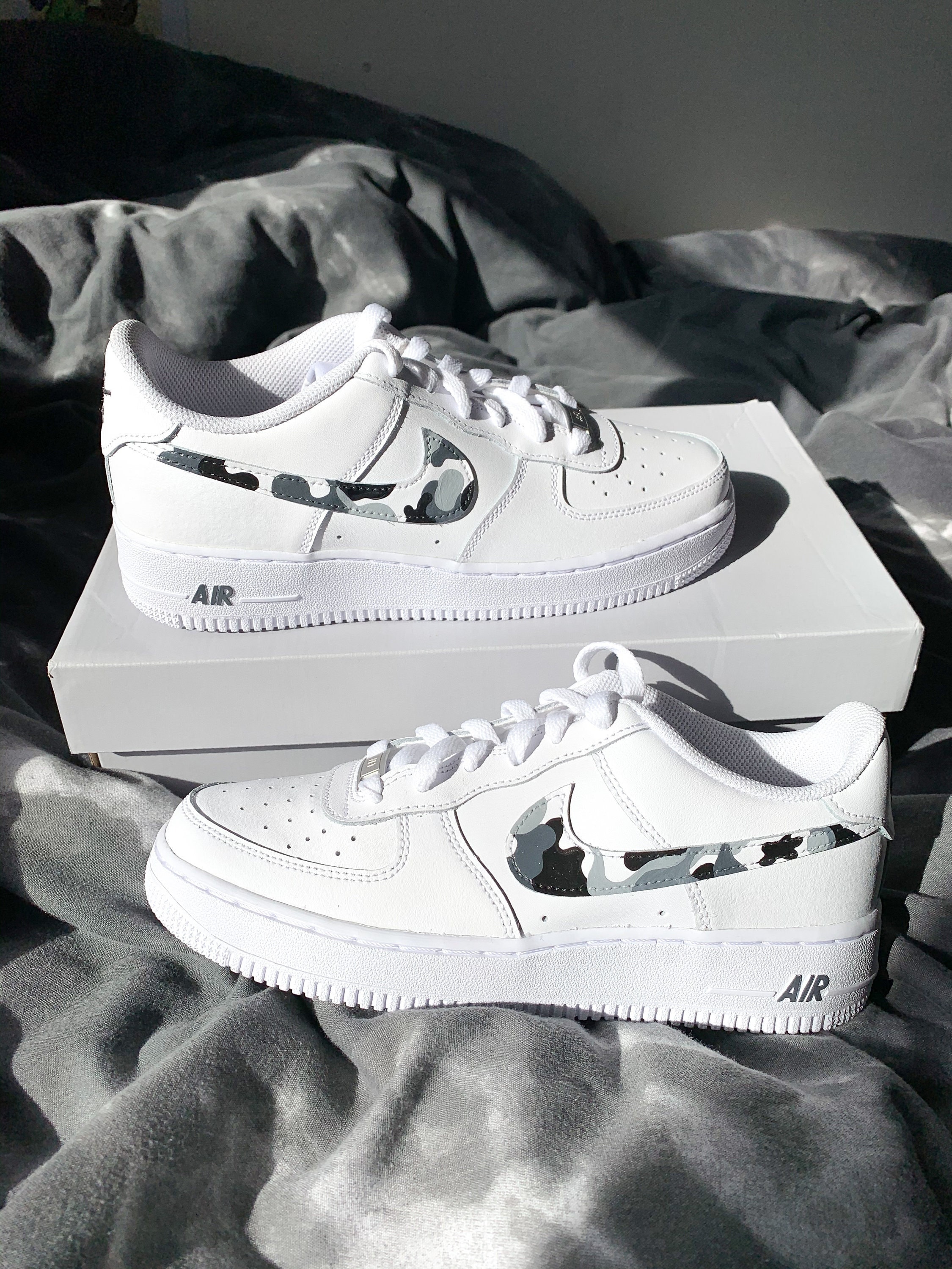 Grey camo nike air force cheap 1