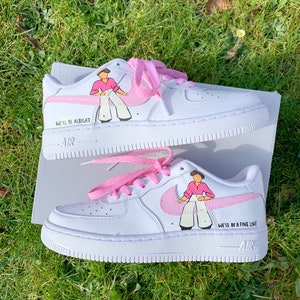 Sneakers Harry Styles Custom Air Force Custom Nike Air Force Fine