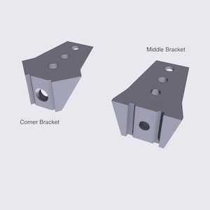 Brackets for IKEA Milsbo Cabinet Shelves