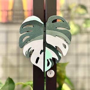 Poignées d'armoire IKEA Milsbo - Monstera panachée