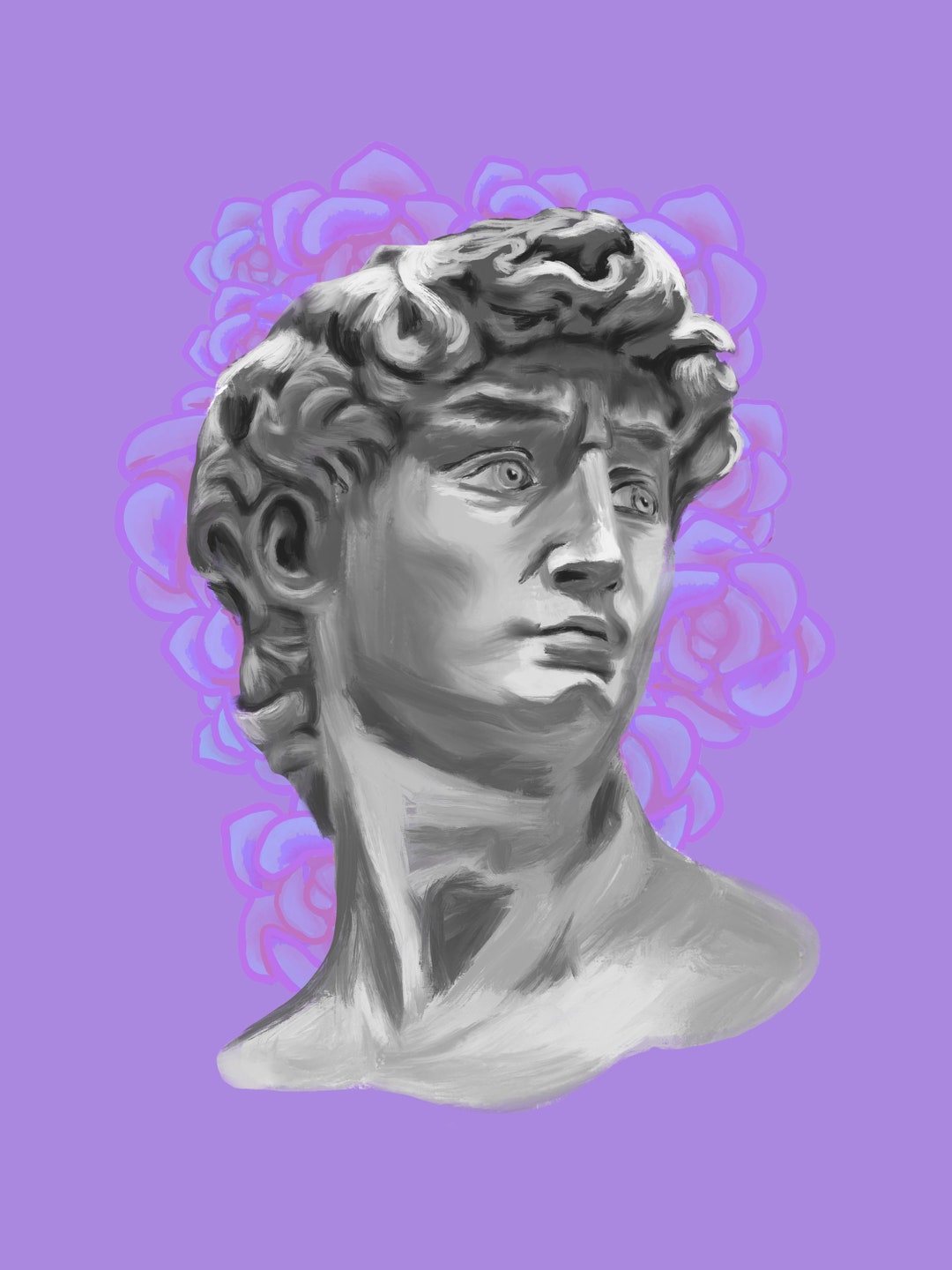 Statue of David Etsy