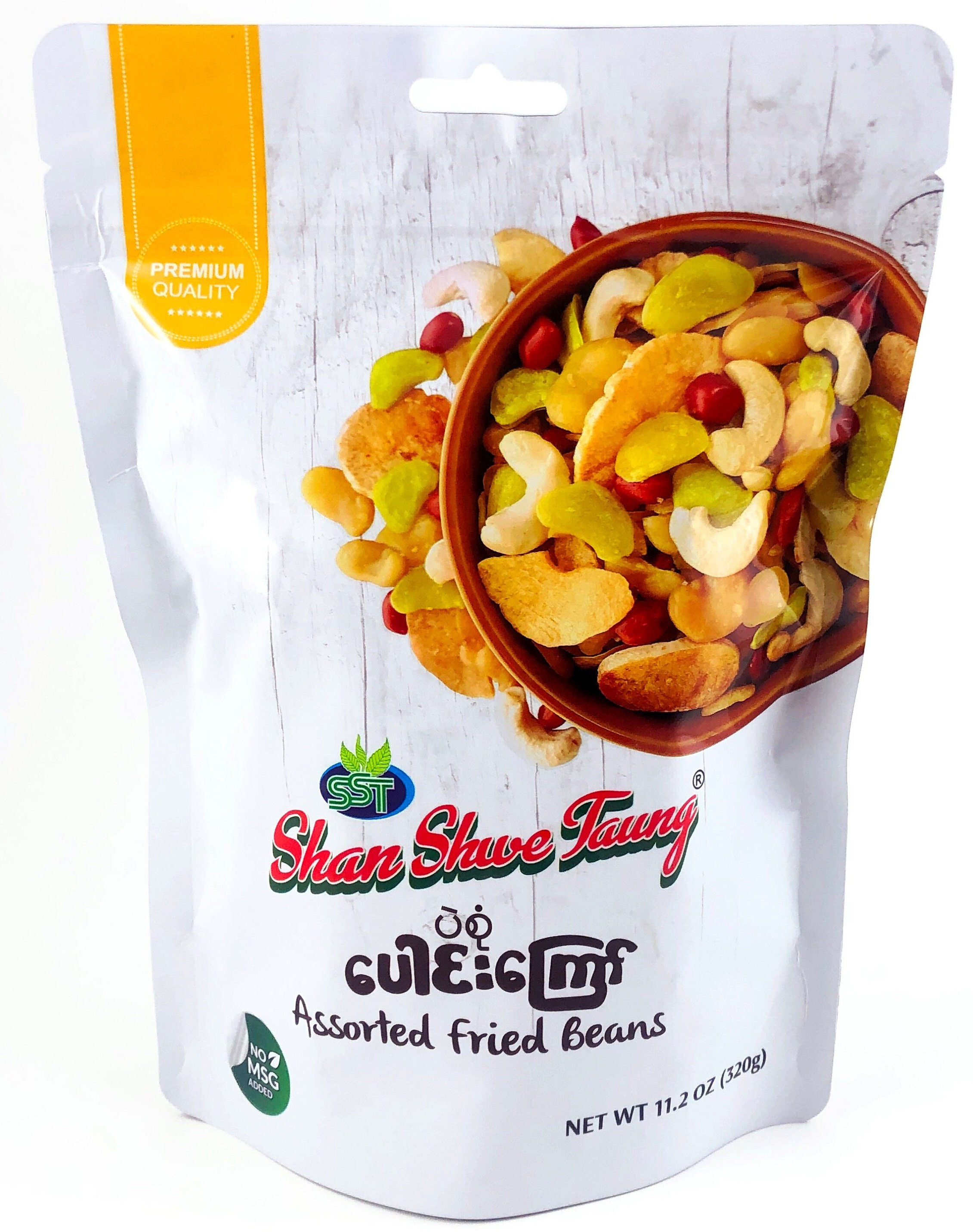 Assorted Fried Beans for Myanmar Tea Salad (Laphet Thoke) 11.2 oz (320g), image size:2261x2863