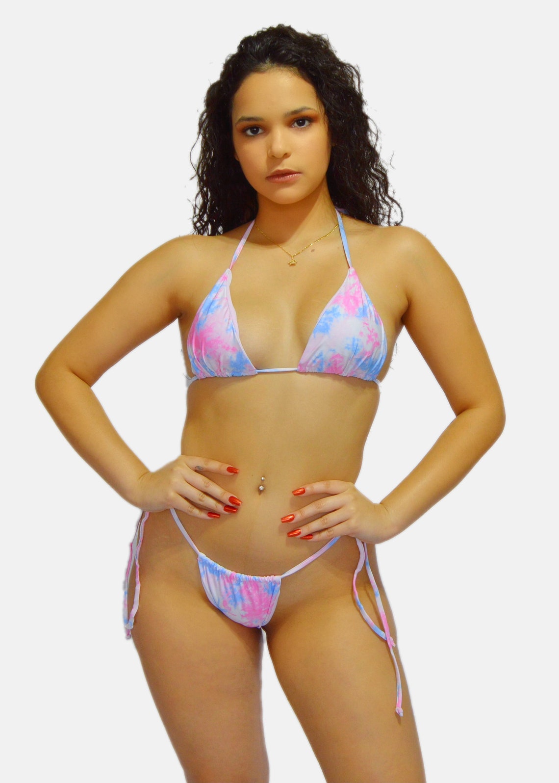 Bimini Tie Dye Bikini Set Etsy