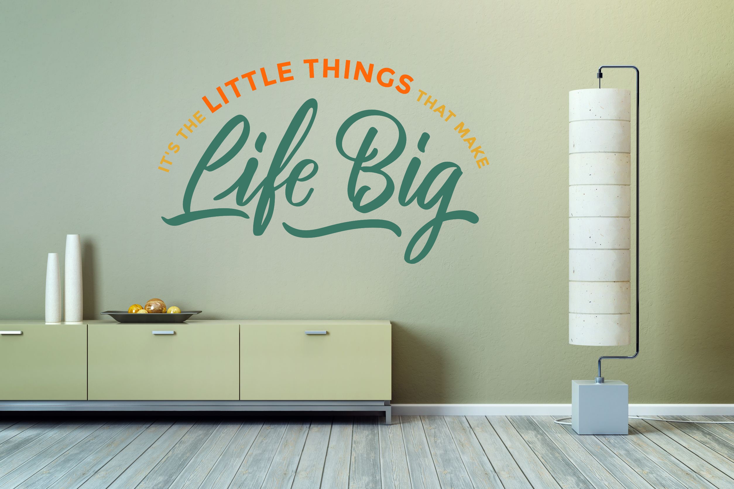 It's the Little Things That Make Life Big Wall Decal Vinyl Quote Saying Art IN51 It's the Little Things That Make Life Big Wall Decal Vinyl Quote Saying Art IN51